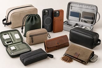 design custom pouches, phone cases, tobacco pouches, travel cases and organizers