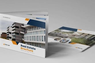 design property developer marketing brochure, land leasing investment booklet