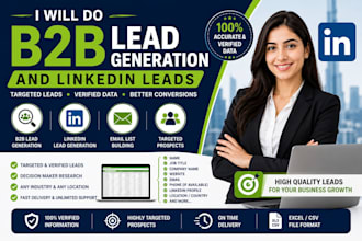 do b2b lead generation and linkedin leads