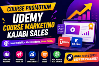 course promotion udemy course marketing sales