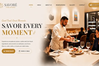 build wix restaurant website with online ordering, menu, and reservations