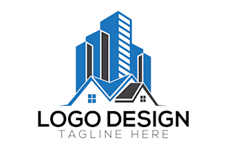 design a premium property and real estate logo