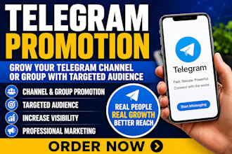 promote your telegram channel and boost visibility and audience growth
