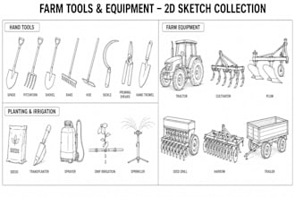 design custom farm tools, equipment and agricultural product