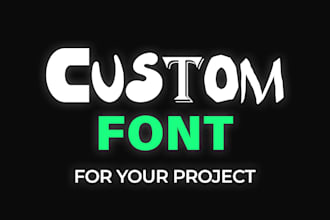 make a custom font for your brand or project