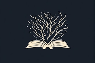 design a perfect author or minimalist logo for you