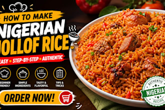 teach you how to cook delicious jollof rice