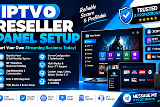 server, reseller panel, strong8k,app rebrand,reseller website,streaming solution