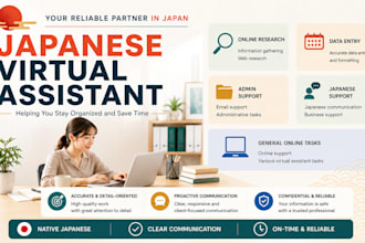 be your reliable japanese virtual assistant