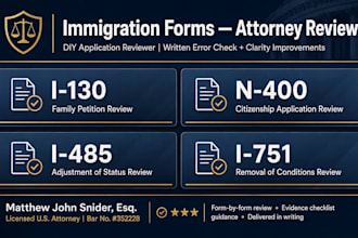 review your n 400 citizenship application as a US attorney