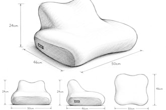 design custom ergonomic pillow products for manufacturing