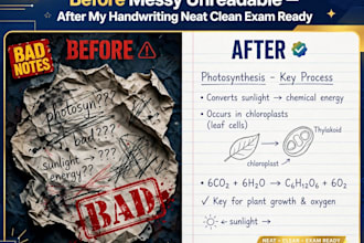 neat and clean handwriting bsc zoology, notes with diagram