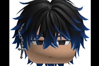 create custom roblox ugc hair, anime hairstyles, and male and female hair