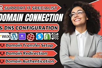 connect domain to website, or fix dns