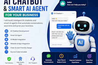 built an ai chatbot and smart ai agent for your business