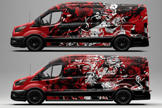 design stunning custom car wraps and bold vehicle graphics