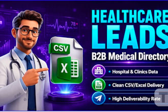 do targeted b2b healthcare lead generation and medical email list
