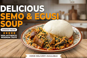 cook authentic nigerian semo and egusi soup