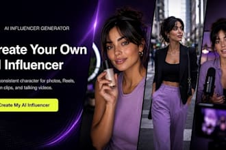 develop an ai web app, ai influencer, chatbot, nsfw website, manga anime