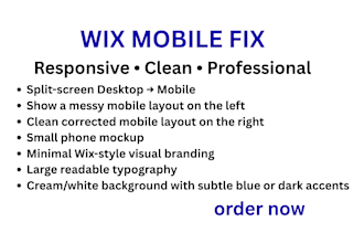 fix wix mobile responsive issuses and layout problems
