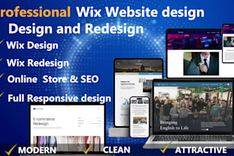 do wix design, wix website design, wix redesign, wix website redesign, wix site