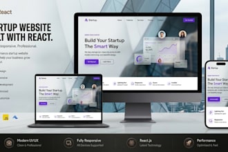 build basic website startup website small business website company website