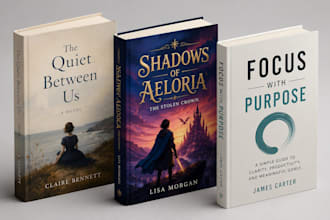 book cover design, ebook cover design, kdp book cover, book design