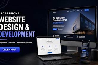 design and develop a very best responsive website