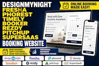 designmynight fresha phorest timely booker rezdy pitchup supersaas book website