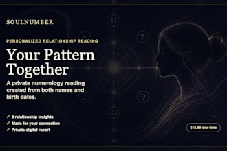 create your personalized relationship numerology reading