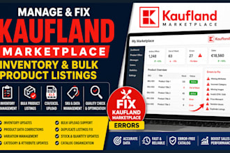 kaufland marktplatz inventar und massen produktlistings verwalten