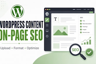upload format and optimize wordpress content