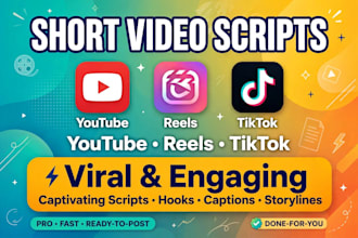 write short video scripts