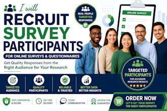recruit online survey participants for online surveys and questionnaires