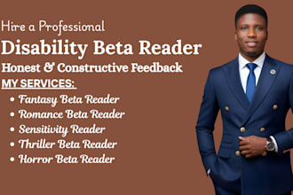 beta read disability beta reader, sensitivity reader dark romantasy erotica