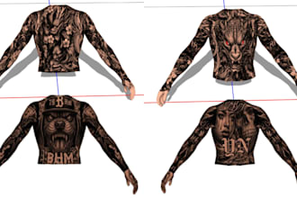 develop fivem custom ped , fivem clothing, custom tattoo, chain