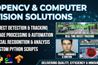 build custom python scripts for opencv image processing and automation