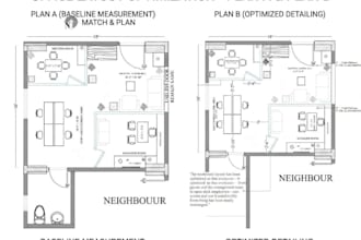 arrange office building layout,space planning,workspace blueprint,cad floor plan
