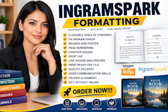 fix ingramspark paperback and hardcover cover errors and book formatting