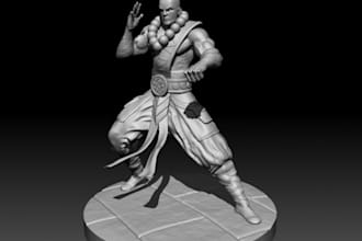 sculpt fantasy miniature,wargaming figurine,rpg character,zbrush sculpt