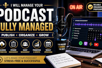 manage your podcast publishing production and weekly operations