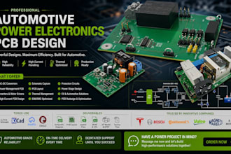 design automotive power electronics pcb, dc dc converter, ev and high current