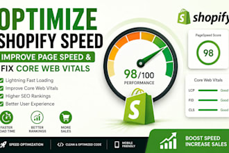 optimize shopify speed improve page speed and fix core web vitals