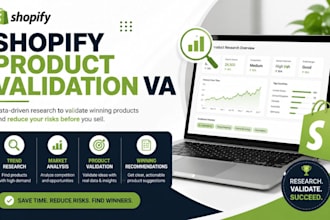 validate winning shopify products with expert product research