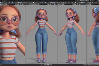 rig and animate 3d character modeling cc4 cc5 blender metahuman in zbrush unity