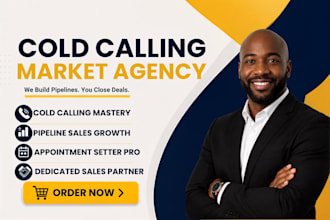 be your marketing agency for pipeline sales and cold calling