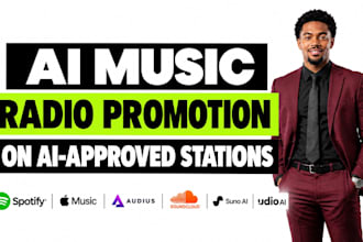 do ai radio music promotion to ai approved college radio station