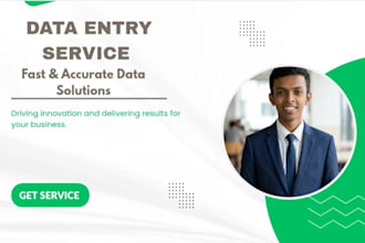be your virtual assistant for data entry