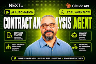 do claude contract analysis agent legal document workflow ai automation system