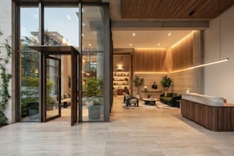 interior and exterior rendering for real estate developments